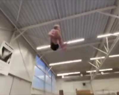 That may have been the last time he ever jumps for a while...