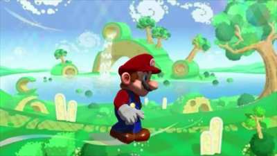 Mario Does The Moonwalker (MMD)