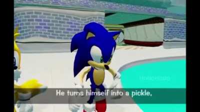 I found an unused clip from Sonic Adventure DX!