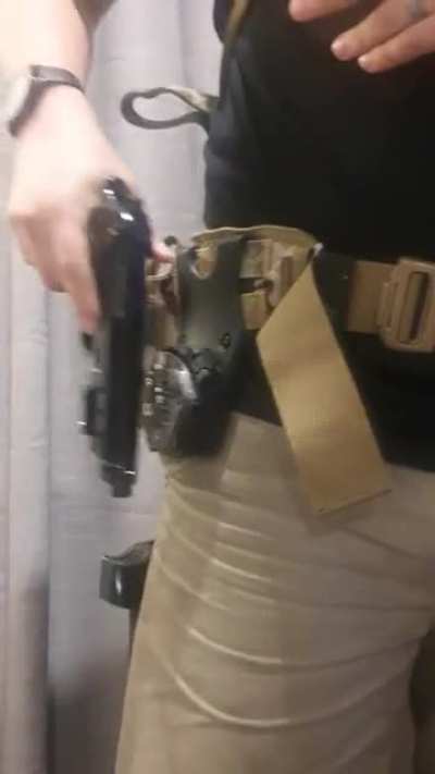 Patent pending. Universal holster system I have designed. Trying to gauge interest for selling. Comment below if you would be keen and your country. Looking to start selling this year.