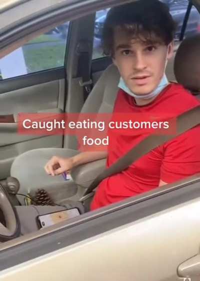 To eat this lady's food