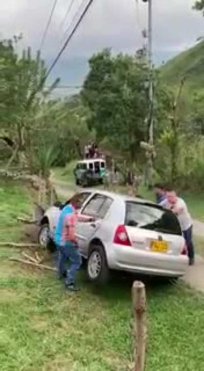 At least no one got hurt lmao
