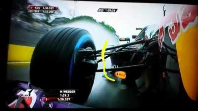 Front wing vortex looks incredible. I don't think we will ever get to see something like this again.