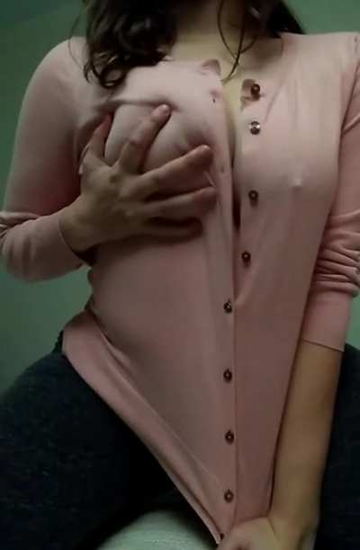 Button down sweaters make for excellent reveals ;) [OC]