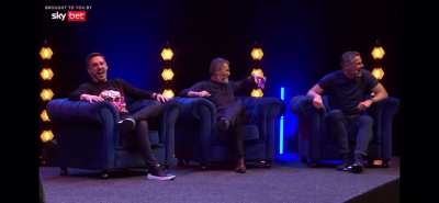 Gary Neville is asked about the worst gift he’s ever received. An audience member responds