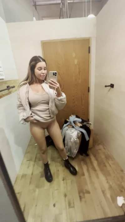Every mirror is an opportunity to get slutty