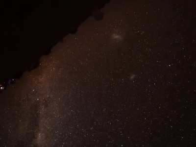 A full rotation of Earth visualized by stabilizing the sky over a 24 hour period.