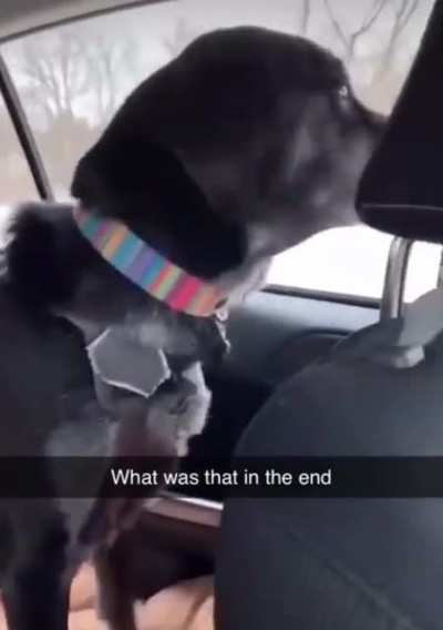 He seems nervous