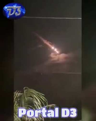 UFO crashing at Magé