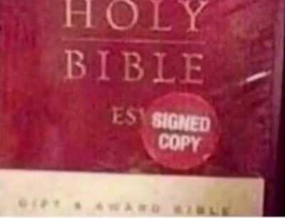 jesus has come back, get your autographs now