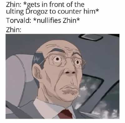 That's when he realised, he fucked up