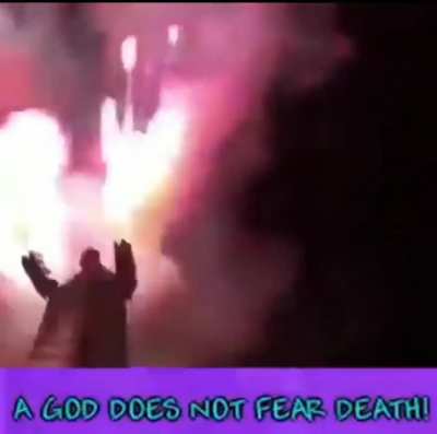 Fireworks Man: He gets buffed every new year and Every 4th of July 