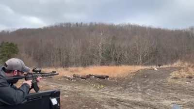 Microwave full of tannerite, what could go wrong?