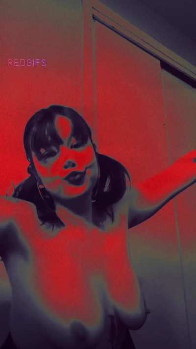 Spooky clown slut
