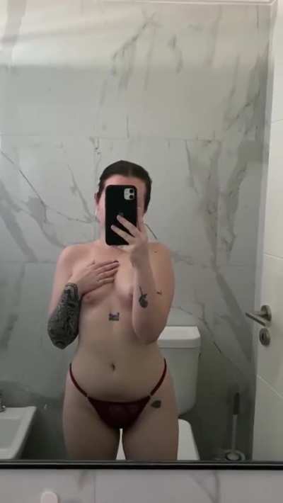 What's the first word you think of when you see my small tits