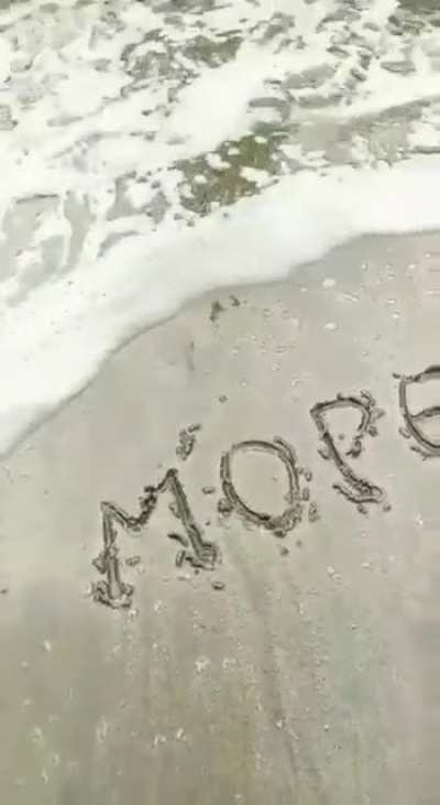 Enjoying A Walk On A Russian Beach