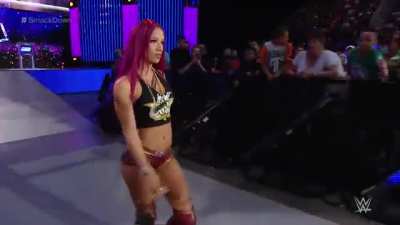 BECKY LYNCH BELLY PUNISHMENT