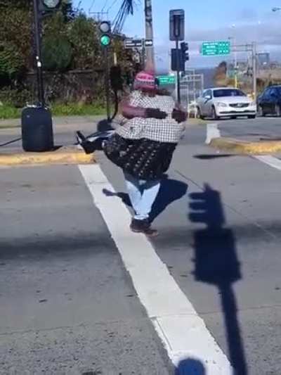 A street performer coping with loneliness