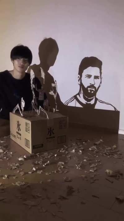 Incredible shadow art displays of this Japanese artist 🤯