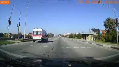 just crossing the street