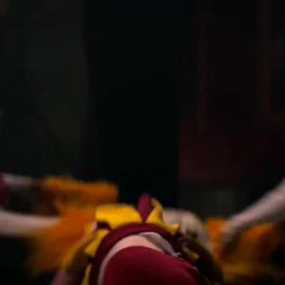 Kiernan the cheerleader!