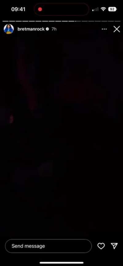 Testing out the lights