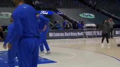Luka and Boban dancing the Serbian “Užičko Kolo” dance