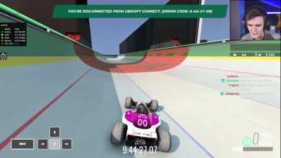 Trackmania streamer is asked about their political views.