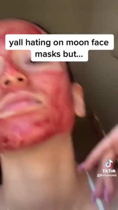 No matter how desperate I get for clear skin, I ain’t smearing my bodily fluids all over my face