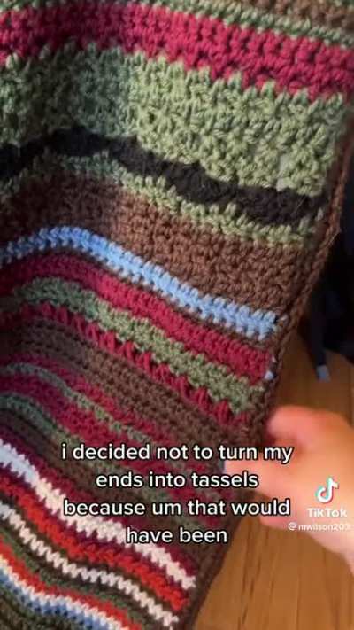 This woman’s blanket