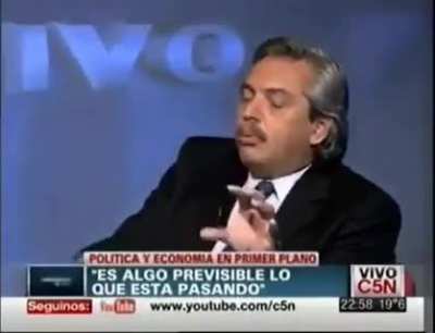 En el multiverso existe un Alberto Fernandez liberal preocupado por el gasto público