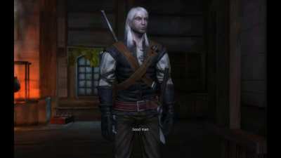 The dialog in Witcher 1 is... a thing