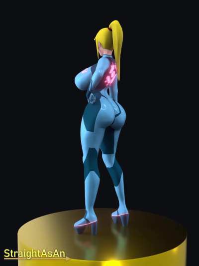 Stylized Samus model (StraightAsAn)