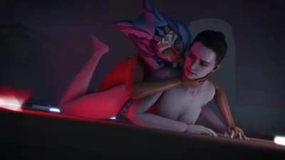 Star wars futa ashoka tano and rey