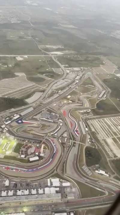 Caught a sweet video of the COTA track on my way out last night