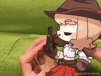 This animation made using paper cutouts.