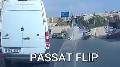 Idiot in a Passat.