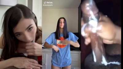 Charli Damelio every tiktok with babecock/cum tribu<wbr>te/de<wbr>epfak<wbr>e part 6