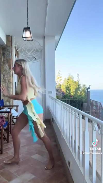 She blew it over 🤭