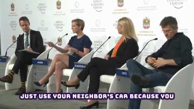 WEF wants us to share cars with our neighbors