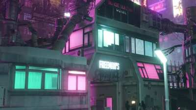 For a 3d art contest I had to create something in the theme cyberpunk within one week, I did this in 5 days and I think peoples here may like it
