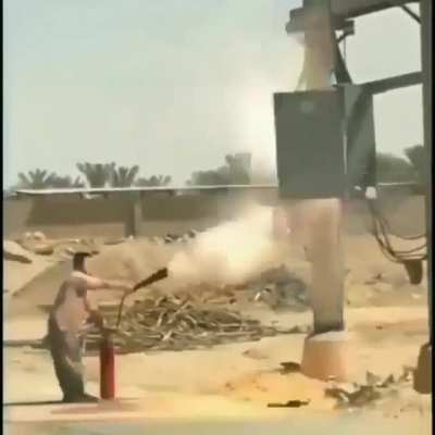 to stop the fire