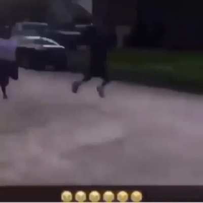 me and unc was having a race