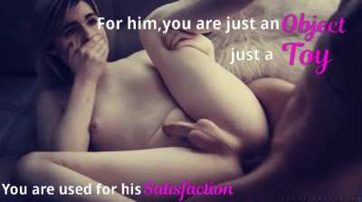 You are his sex slave,he only is around you because he knows you can make him cum whenever he wants,and your sissy ass is very ok with that