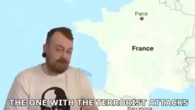 Man spitting facts