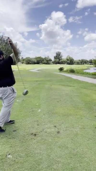 Looking for some swing tips, ball is slightly slicing to the right. Any suggestions?