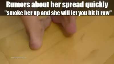 she used to be a good student... then they took advantage of her innocence