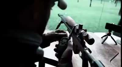 He’s a sniper