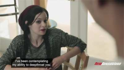 Step-bro doubts Jenna's Deepthroating Champion claim, she proves him wrong