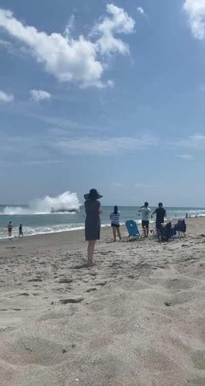 I really thought it was going to hit those people, too.